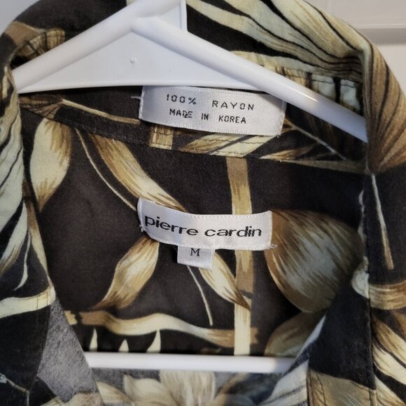 VINTAGE MENS PIERRE CARDIN BUTTON DOWN SHIRT SZ M - Picture 3 of 3